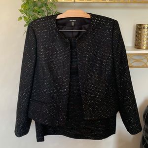 Black Nine West Skirt suit size 16